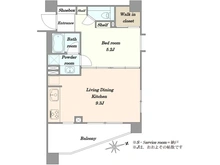 【東京都/渋谷区恵比寿】ジェイパーク恵比寿IV 間取り図