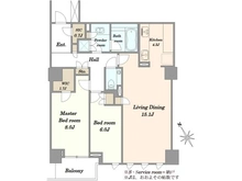 【東京都/港区白金台】ザ・サンメゾン白金台五丁目 間取り図