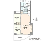 【東京都/港区西麻布】フリーディオ西麻布 間取り図