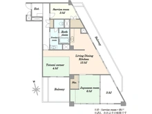 【東京都/港区赤坂】メゾン赤坂 間取り図