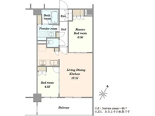 【東京都/新宿区弁天町】グレンドール新宿牛込柳町 間取り図