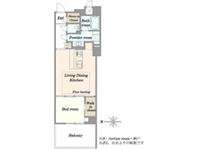 【東京都/文京区後楽】クオリア後楽園 間取り図