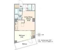 【東京都/新宿区山吹町】江戸川橋ダイヤハイツ 間取り図