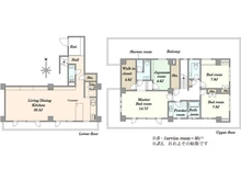 【東京都/文京区目白台】目白台豊坂グランドヒルズ 間取り図