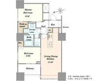 【東京都/新宿区山吹町】新宿山吹アインスタワー 間取り図