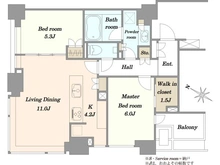 【東京都/千代田区飯田橋】シティタワー九段下 間取り図