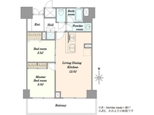 【東京都/新宿区上落合】グランドメゾン落合 間取り図