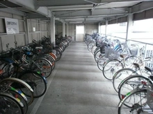 【東京都/新宿区新小川町】飯田橋第二パークファミリア 駐輪場