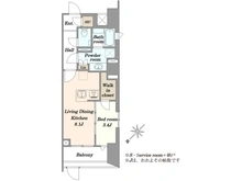 【東京都/文京区小石川】ルジェンテ小石川播磨坂 間取り図