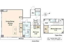 【東京都/文京区水道】ルーブル小石川 間取り図