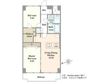 【東京都/新宿区新小川町】飯田橋第一パークファミリア 間取り図