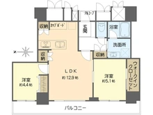 【東京都/新宿区東五軒町】アリビオーレ神楽坂 間取り図