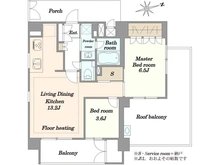 【東京都/新宿区西五軒町】プレミスト神楽坂 間取り図