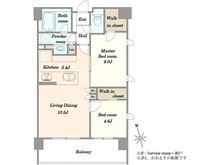 【東京都/新宿区改代町】オープンレジデンシア神楽坂プレイス 間取り図