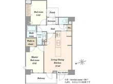 【東京都/新宿区中落合】ライフピア新宿中落合 間取り図