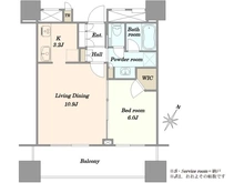 【東京都/千代田区富士見】パークコート千代田富士見ザ・タワー 間取り図
