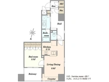 【東京都/新宿区箪笥町】ルネ神楽坂 間取り図