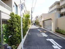 【東京都/新宿区矢来町】グランスイート神楽坂ピアース　ノースヒルズ 前面道路