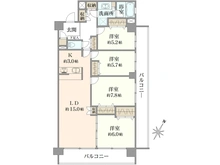 【東京都/葛飾区金町】コスモ金町壱番館 間取り図
