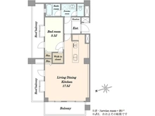 【東京都/新宿区四谷坂町】コンフォール四谷 間取り図