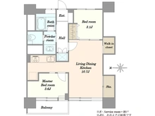 【東京都/新宿区下落合】高田馬場住宅 間取り図