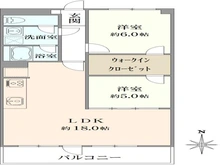 【大阪府/豊中市東豊中町】豊中スカイハイツ 間取り図