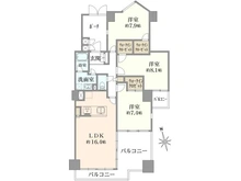 【大阪府/豊中市東泉丘】緑地公園グリーンハイツ 4号棟 間取り図