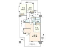 【大阪府/大阪市淀川区田川】クレアガーデン北大阪 間取り図