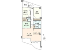 【大阪府/豊中市東豊中町】セントラル東豊中 間取り図