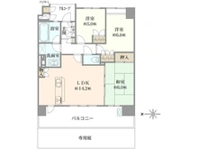 【大阪府/豊中市新千里南町】ジオ千里桃山台 2番館 間取り図