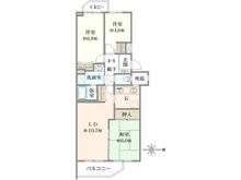 【大阪府/豊中市上野東】コスモ上野東 間取り図