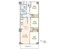【大阪府/箕面市半町】日商岩井箕面ハイツ C棟 間取り図
