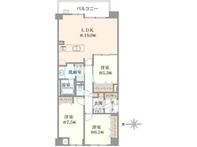 【大阪府/箕面市箕面】Brillia箕面さくら並木通り 間取り図