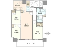 【大阪府/豊中市新千里東町】シエリアタワー千里中央 間取り図