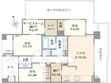 【大阪府/豊中市新千里東町】グランドメゾン千里中央東丘IV番館 間取り図