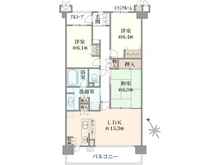 【大阪府/大阪市淀川区加島】リバーガーデンかしま 間取り図