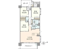 【大阪府/豊中市上新田】千里中央レジデンス 間取り図