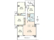 【大阪府/豊中市少路】ジオ豊中緑ヶ丘 間取り図