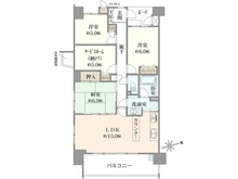 【大阪府/豊中市上新田】千里中央レジデンス 間取り図