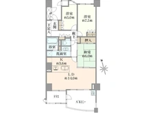 【大阪府/池田市城南】ザ・ライオンズ池田 H棟 間取り図