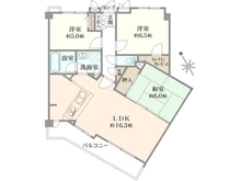 【大阪府/豊中市上野坂】サンクタス豊中上野坂 間取り図