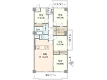 【大阪府/豊中市上新田】サニーハウス桃山台 間取り図