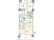 【大阪府/池田市城南】ザ・ライオンズ池田 J棟 間取り図