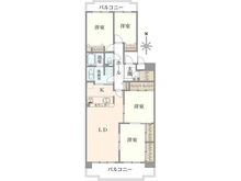 【大阪府/豊中市東泉丘】ジオ緑地公園 五番館 間取り図