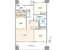 【大阪府/大阪市淀川区新高】キングスクエア北大阪パークフェリス 1番館 間取り図