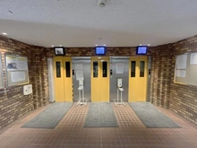 【大阪府/大阪市淀川区西宮原】ファミールハイツ北大阪 4号棟 共用部：エレベーターホール