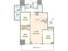 【大阪府/大阪市淀川区十三東】ジオタワー大阪十三 間取り図