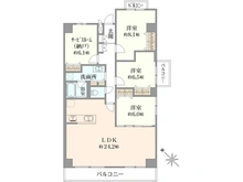 【大阪府/豊中市上新田】千里中央パーク・ヒルズ D棟 間取り図