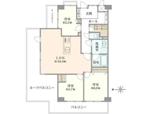 【大阪府/豊中市東豊中町】藤和ライブタウン東豊中 間取り図