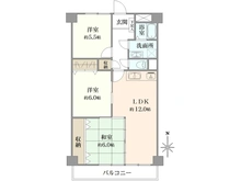 【大阪府/豊中市春日町】ハイマート豊中 間取り図